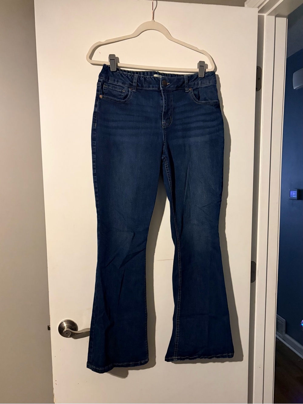 Maurices Dark Blue Flare Jeans